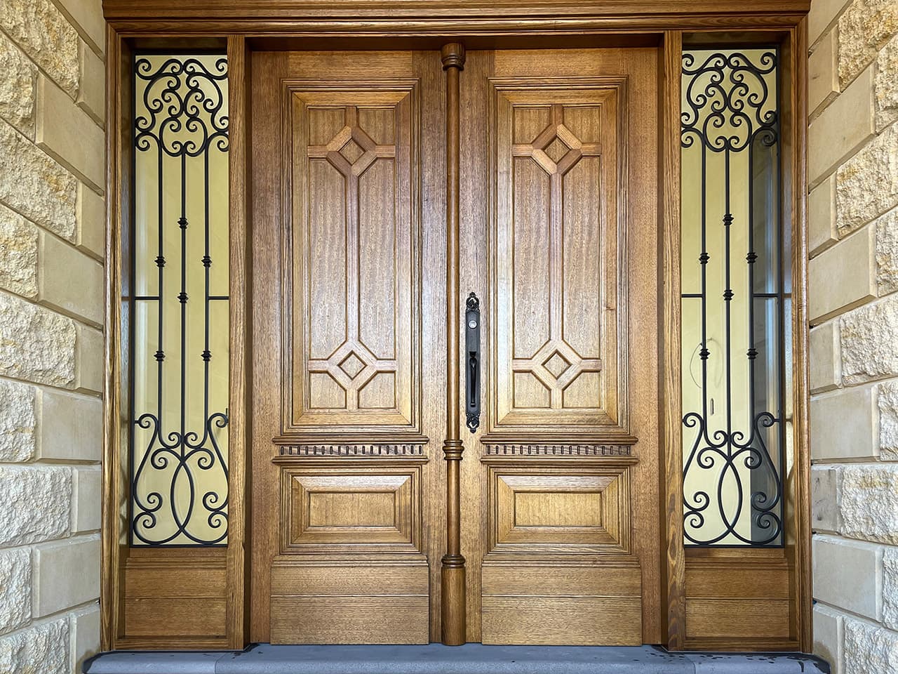 Custom Doors installation in Arlington TX